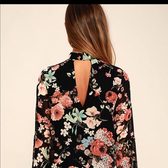 LuLu’s Floral Shift Dress - Picture 4 of 5